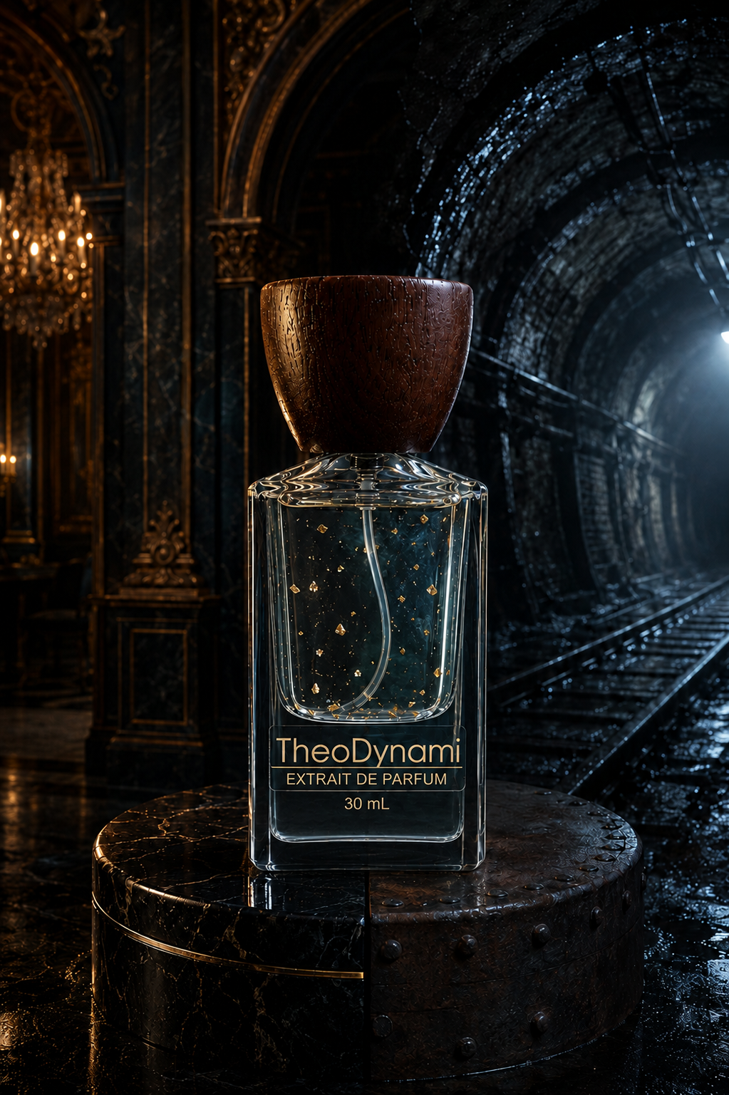 The 30ml Men's Archaic Essence From the Old Sport Series of Colognes. Real Ingredients, Hand Made Limited Edition with real 24K Gold flakes in each bottle. ( Photo 3 )